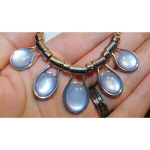 Fairycore Moonglow Light Purple Graduated Necklace